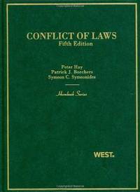 Book Cover for Conflict of Laws by Peter Hay, Patrick J Borchers, Symeon Symeonides, Eugene F Scoles