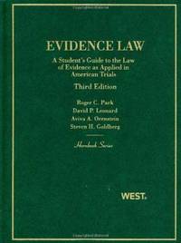 Book Cover for Evidence Law by Roger Park