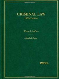 Book Cover for Criminal Law by Wayne R LaFave