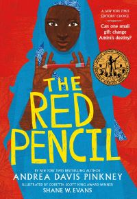 Book Cover for The Red Pencil by Andrea Davis Pinkney