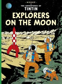 Book Cover for Explorers on the Moon by Hergé