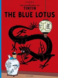 Book Cover for The Blue Lotus by Hergé
