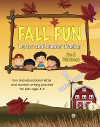 Book Cover for Fall Fun Letter and Number Tracing by Brown Lab Editors of Little