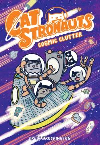 Book Cover for CatStronauts by Drew Brockington