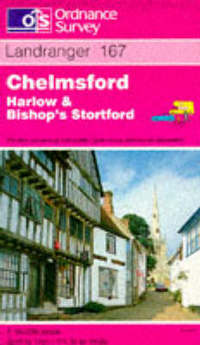 Book Cover for Landranger Maps. Sheet 167 Chelmsford, Harlow and Bishop's Stortford by Ordnance Survey