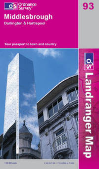 Book Cover for Middlesbrough by Great Britain Ordnance Survey