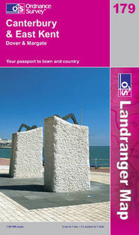 Book Cover for Canterbury & East Kent by Great Britain Ordnance Survey