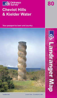 Book Cover for Cheviot Hills & Kielder Water by Great Britain Ordnance Survey