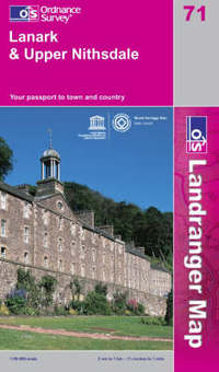 Book Cover for Lanark & Upper Nithsdale by Great Britain Ordnance Survey