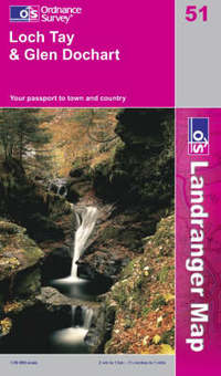 Book Cover for Loch Tay & Glen Dochart by Great Britain Ordnance Survey