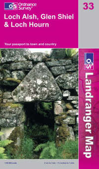 Book Cover for Loch Alsh, Glen Shiel & Loch Hourn by Great Britain Ordnance Survey