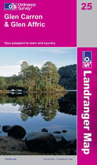 Book Cover for Glen Carron & Glen Affric by Great Britain Ordnance Survey