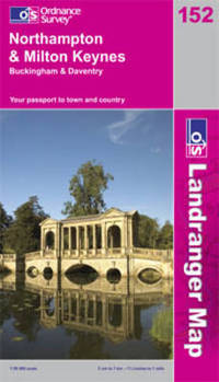 Book Cover for Northampton & Milton Keynes by Great Britain Ordnance Survey