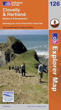 Book Cover for Clovelly & Hartland by Great Britain Ordnance Survey