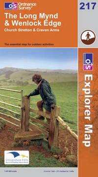 Book Cover for The Long Mynd & Wenlock Edge by Great Britain Ordnance Survey