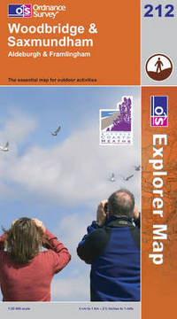 Book Cover for Woodbridge & Saxmundham by Great Britain Ordnance Survey
