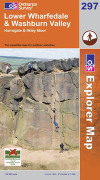 Book Cover for Lower Wharfedale & Washburn Valley by Great Britain Ordnance Survey
