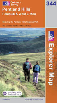 Book Cover for Pentland Hills by Great Britain Ordnance Survey