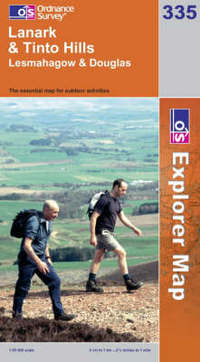 Book Cover for Lanark & Tinto Hills by Great Britain Ordnance Survey