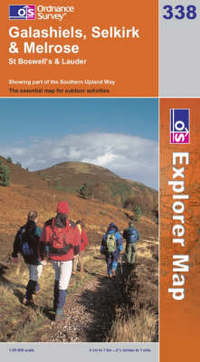 Book Cover for Galashiels, Selkirk & Melrose by Great Britain Ordnance Survey