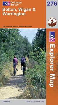 Book Cover for Bolton Central, Wigan & Warrington by Great Britain Ordnance Survey