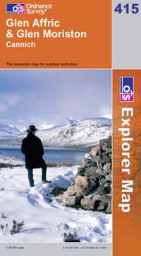 Book Cover for Glen Affric & Glen Moriston by Great Britain Ordnance Survey