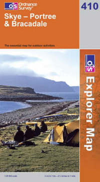 Book Cover for Skye - Portree & Bracadale by Great Britain Ordnance Survey