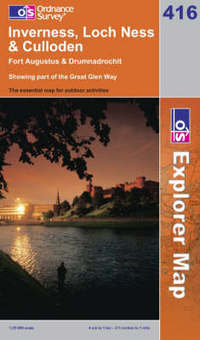 Book Cover for Inverness, Loch Ness & Culloden by Great Britain Ordnance Survey