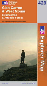 Book Cover for Glen Carron & West Monar by Great Britain Ordnance Survey