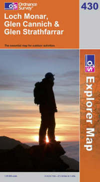 Book Cover for Loch Monar, Glen Cannich & Glen Strathfarrar by Great Britain Ordnance Survey