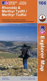 Book Cover for Rhondda & Merthyr Tydfil by Great Britain Ordnance Survey
