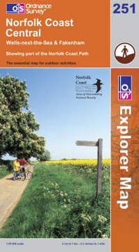 Book Cover for Norfolk Coast Central by Great Britain Ordnance Survey