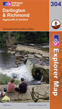 Book Cover for Darlington & Richmond by Great Britain Ordnance Survey