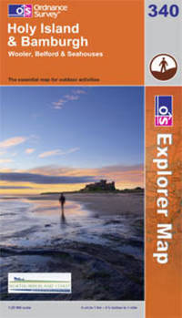 Book Cover for Holy Island & Bamburgh by Great Britain Ordnance Survey