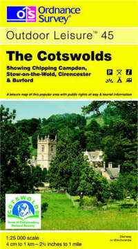 Book Cover for The Cotswolds by Ordnance Survey