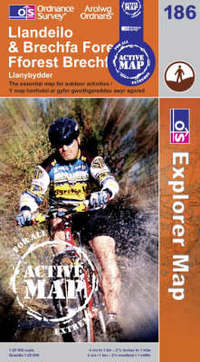 Book Cover for Llandeilo & Brechfa Forest by Great Britain Ordnance Survey