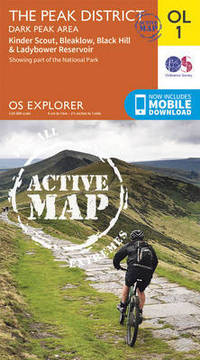 Book Cover for The Peak District U Dark Peak Area, Kinder Scout, Bleaklow, Black Hill & Ladybower Reservoir by 