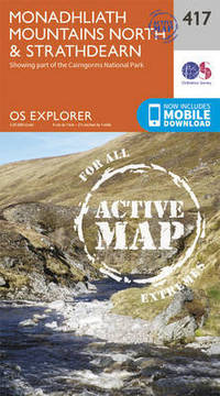 Book Cover for Monadhliath Mountains North & Strathdearn by 