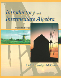 Book Cover for Introductory and Intermediate Algebra by Margaret L Lial, John Hornsby, Terry McGinnis