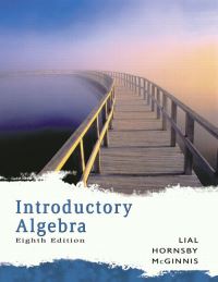 Book Cover for Introductory Algebra by Margaret L Lial, John Hornsby, Terry McGinnis