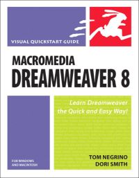 Book Cover for Macromedia Dreamweaver 8 for Windows and Macintosh by Tom Negrino, Dori Smith
