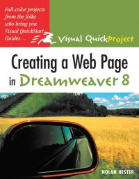Book Cover for Creating a Web Page in Dreamweaver 8 by Nolan Hester