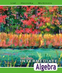 Book Cover for Intermediate Algebra by Margaret L Lial, John Hornsby, Terry McGinnis