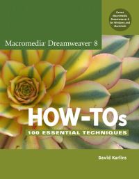 Book Cover for Macromedia Dreamweaver 8 How-Tos by David Karlins
