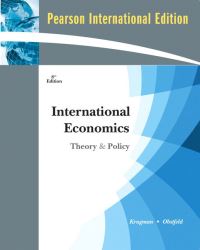 Book Cover for International Economics by Paul R Krugman, Maurice Obstfeld