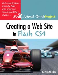 Book Cover for Creating a Web Site With Flash CS4 Professional by David Morris