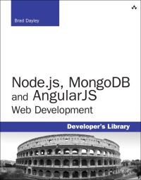 Book Cover for Node.js, MongoDB and AngularJS Web Development by Brad Dayley