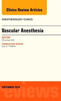 Book Cover for Vascular Anesthesia by C M Hill