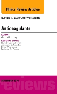 Book Cover for Anticoagulants by Jerrold H Levy