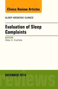 Book Cover for Evaluation of Sleep Complaints by Clete Anthony Kushida